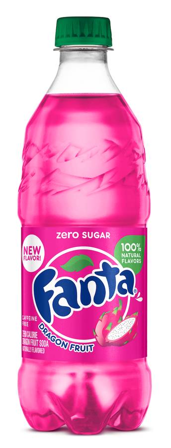 Order Fanta Dragon Fruit Zero Sugar Soda food online from Pepack Sunoco store, Peapack on bringmethat.com