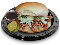 Order Pork Sandwich food online from Strouds Barbeque store, Franklin on bringmethat.com