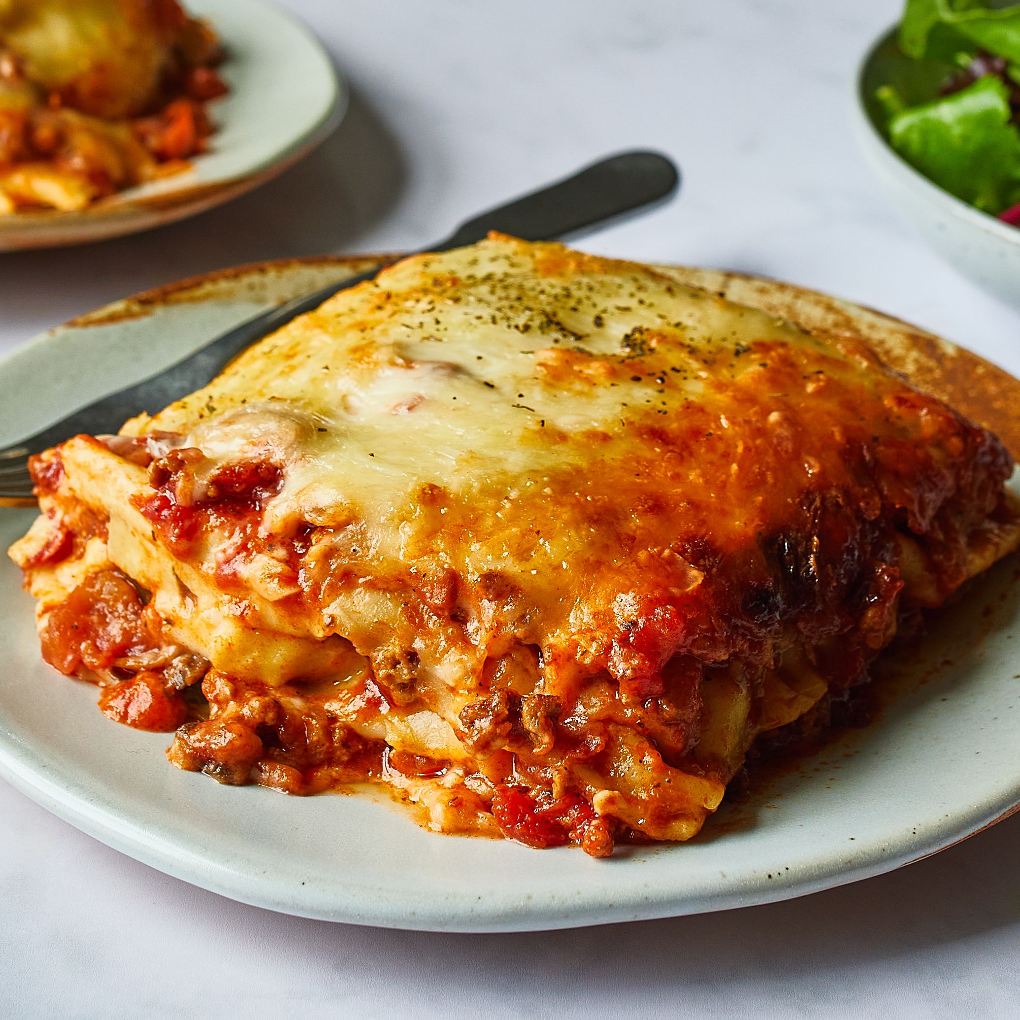 Order Baked Lasagna with Salad food online from Pizza206 store, Tabernacle on bringmethat.com