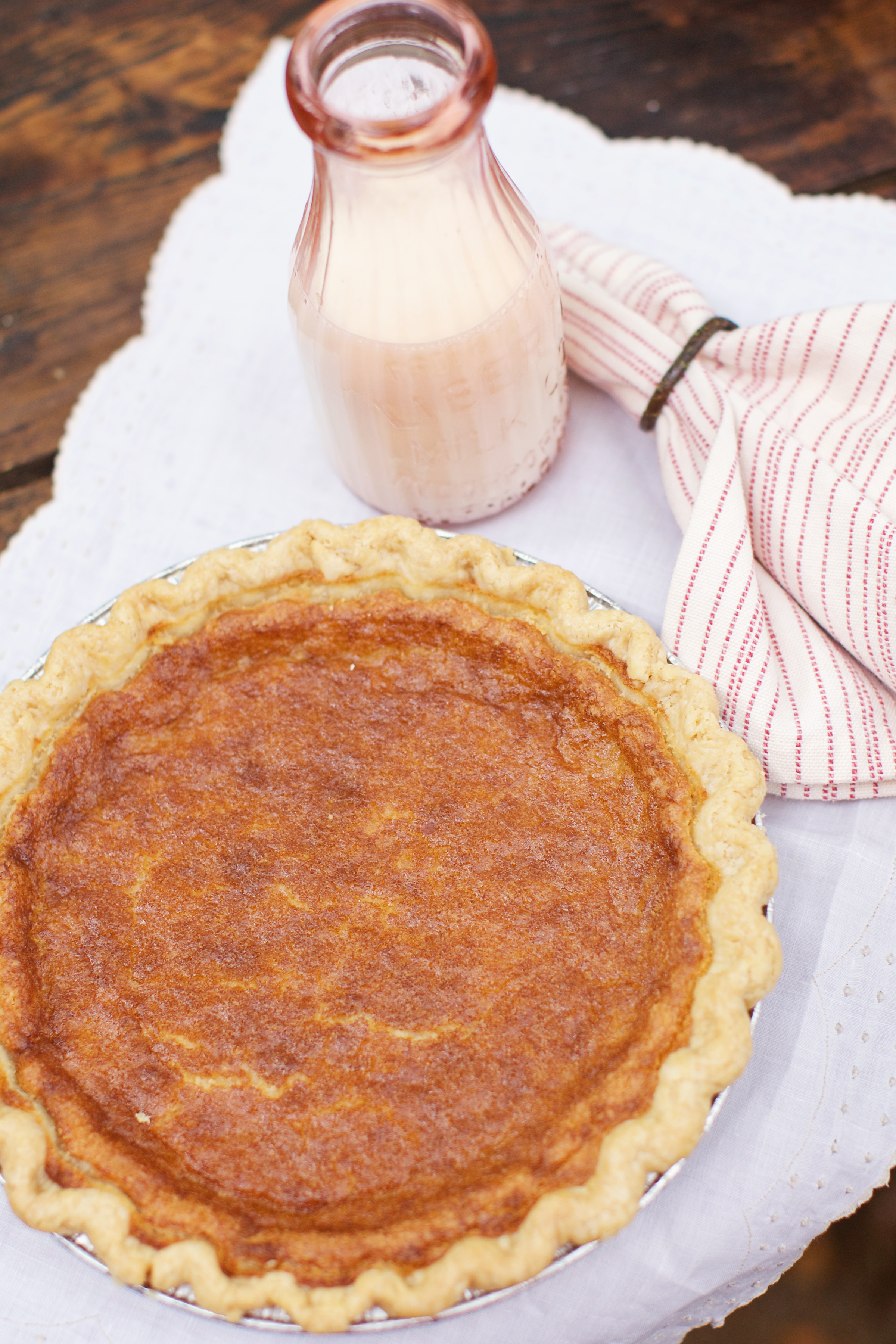 Order 10" Signature Buttermilk Pie food online from Southern Baked Pie Company store, Atlanta on bringmethat.com
