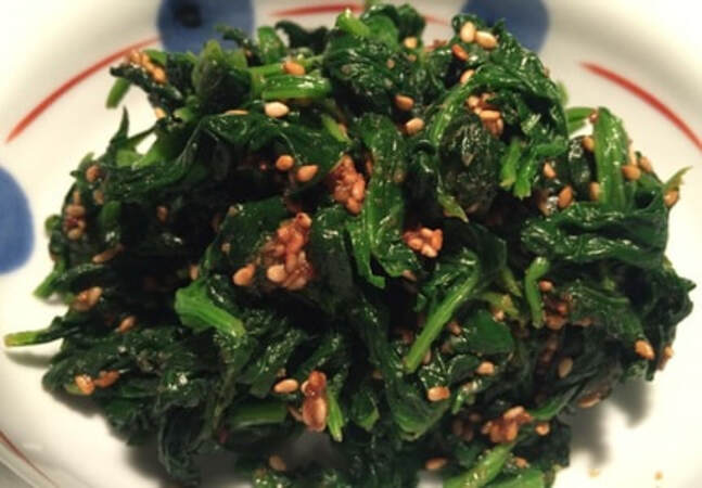 Order Boiled Spinach food online from Sasaya store, Los Angeles on bringmethat.com