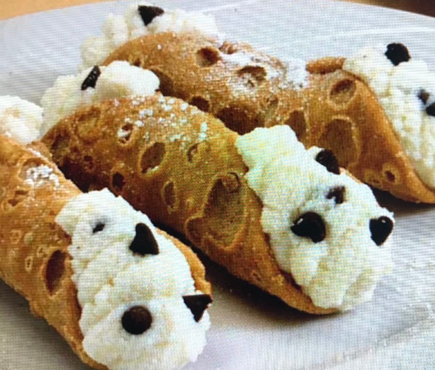 Order Chocolate Chip Cannolis food online from Carsonie's Westerville store, Westerville on bringmethat.com