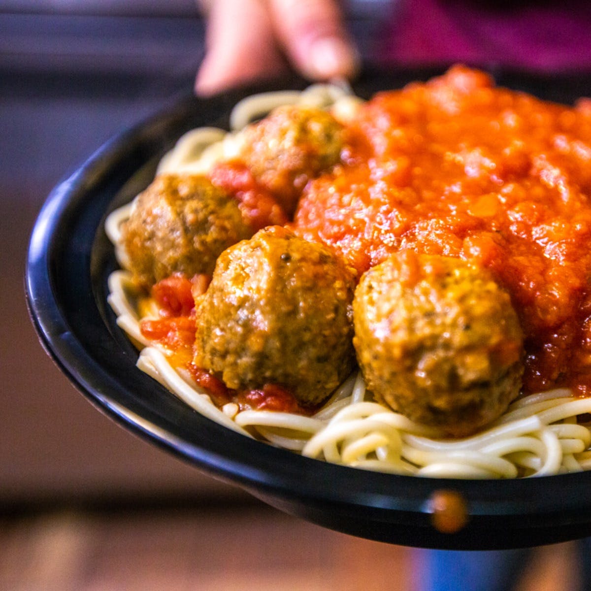 Order Spaghetti & Meatballs - Single food online from Dalia's Pizza store, Corona on bringmethat.com
