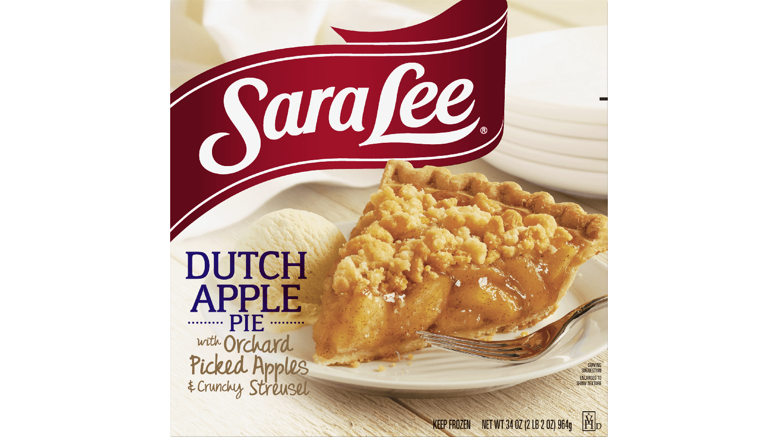 Order Sara Lee® Dutch Apple Pie, 6-34 Oz. (Frozen) food online from Lula Convenience Store store, Evesham on bringmethat.com