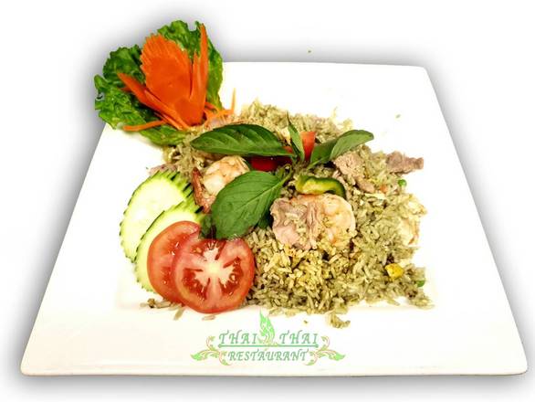 Order Green Curry Fried Rice food online from Thai Thai store, Santee on bringmethat.com