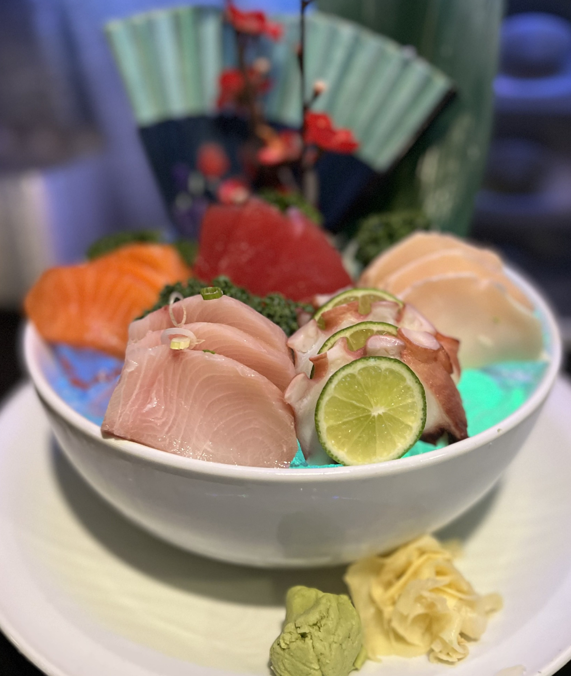 Order Sashimi Deluxe  food online from Bluefin Steak House & Sushi store, Howell on bringmethat.com