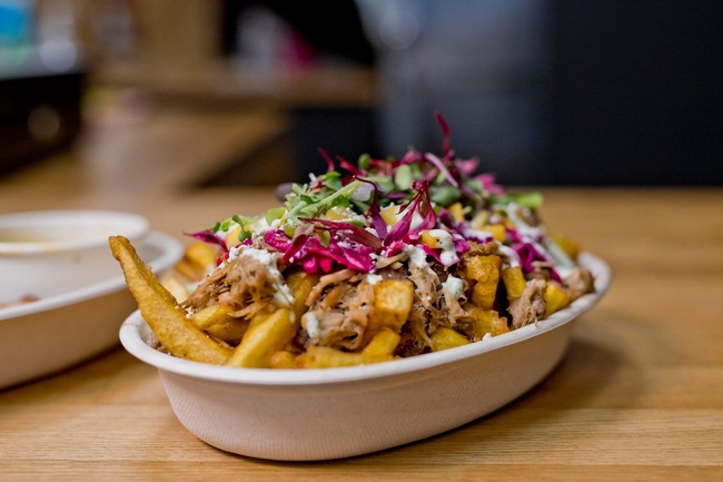 Order Loaded Plantain Fries - Chicken food online from Crave Restaurant store, Holyoke on bringmethat.com