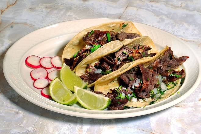 Order Tacos de Bisteck food online from Mexico Restaurant store, Atlantic City on bringmethat.com