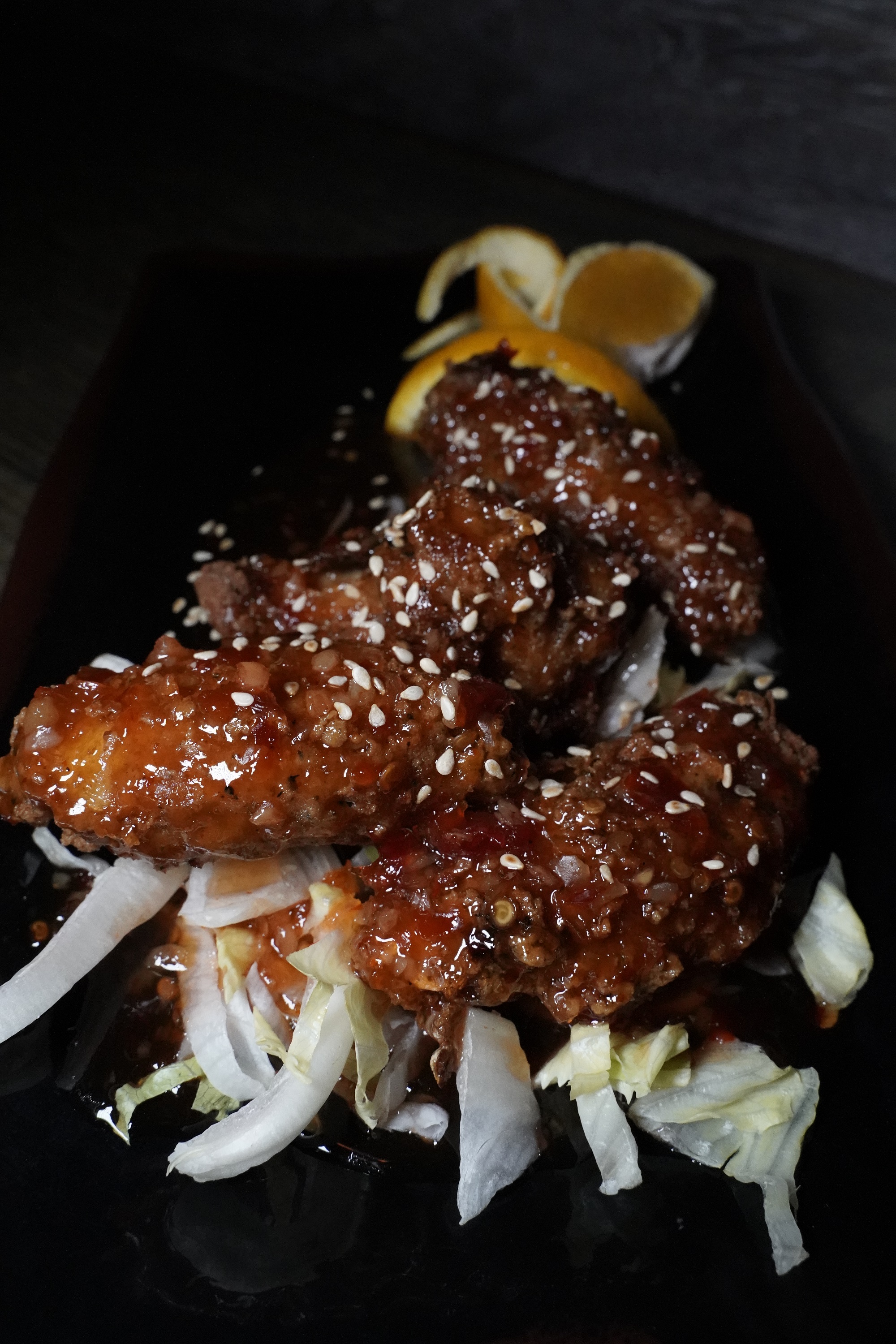 Order Sesame Chicken Wings food online from Flame Hibachi store, Bronx on bringmethat.com