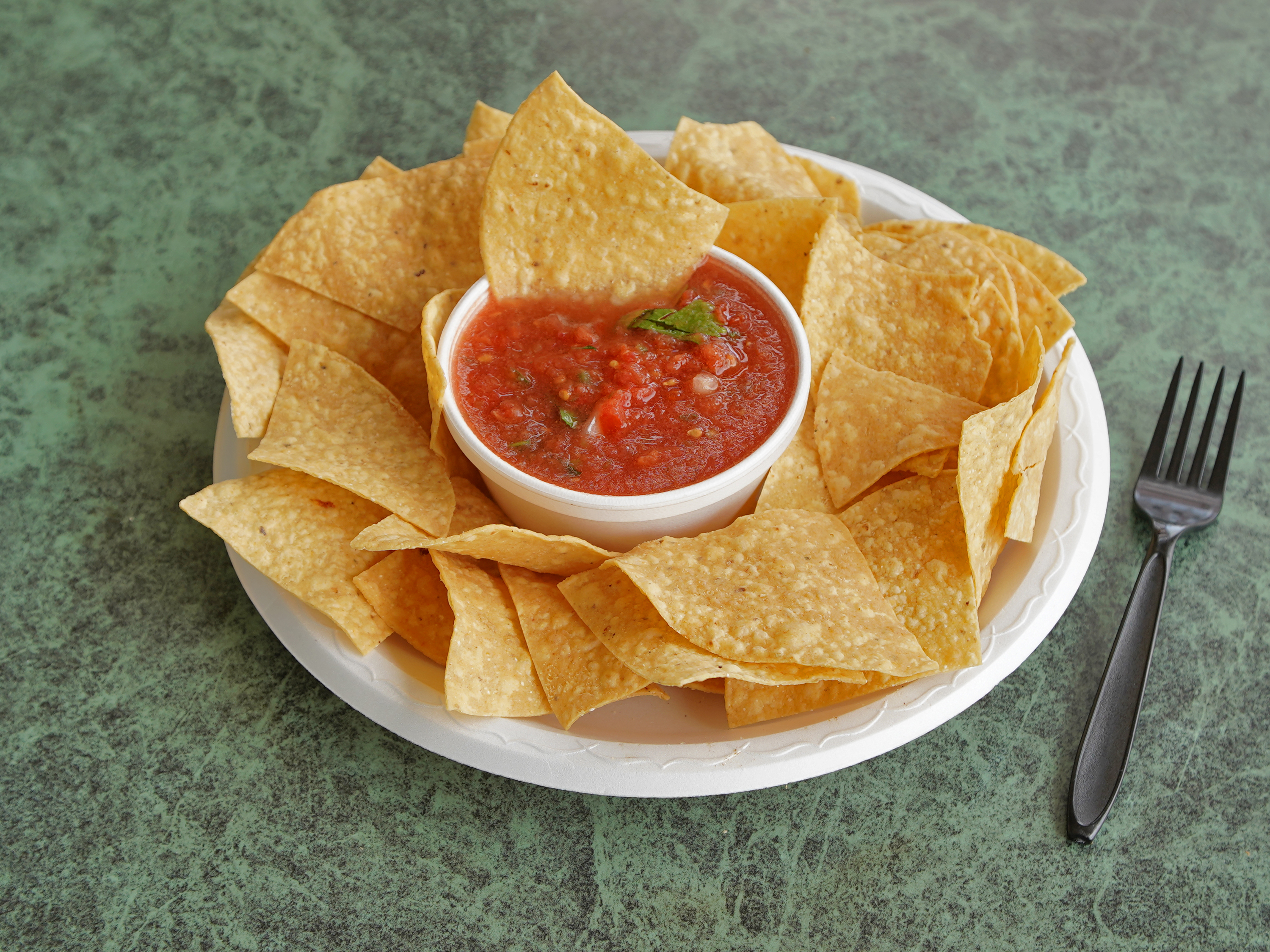 Order Chips and Salsa food online from Cabo Cabana Fresh Baja Grill store, Stevenson Ranch on bringmethat.com