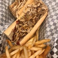 Order Chicken Cheesesteak Sub - 9" food online from Mama Mia Ristorante store, Marmora on bringmethat.com