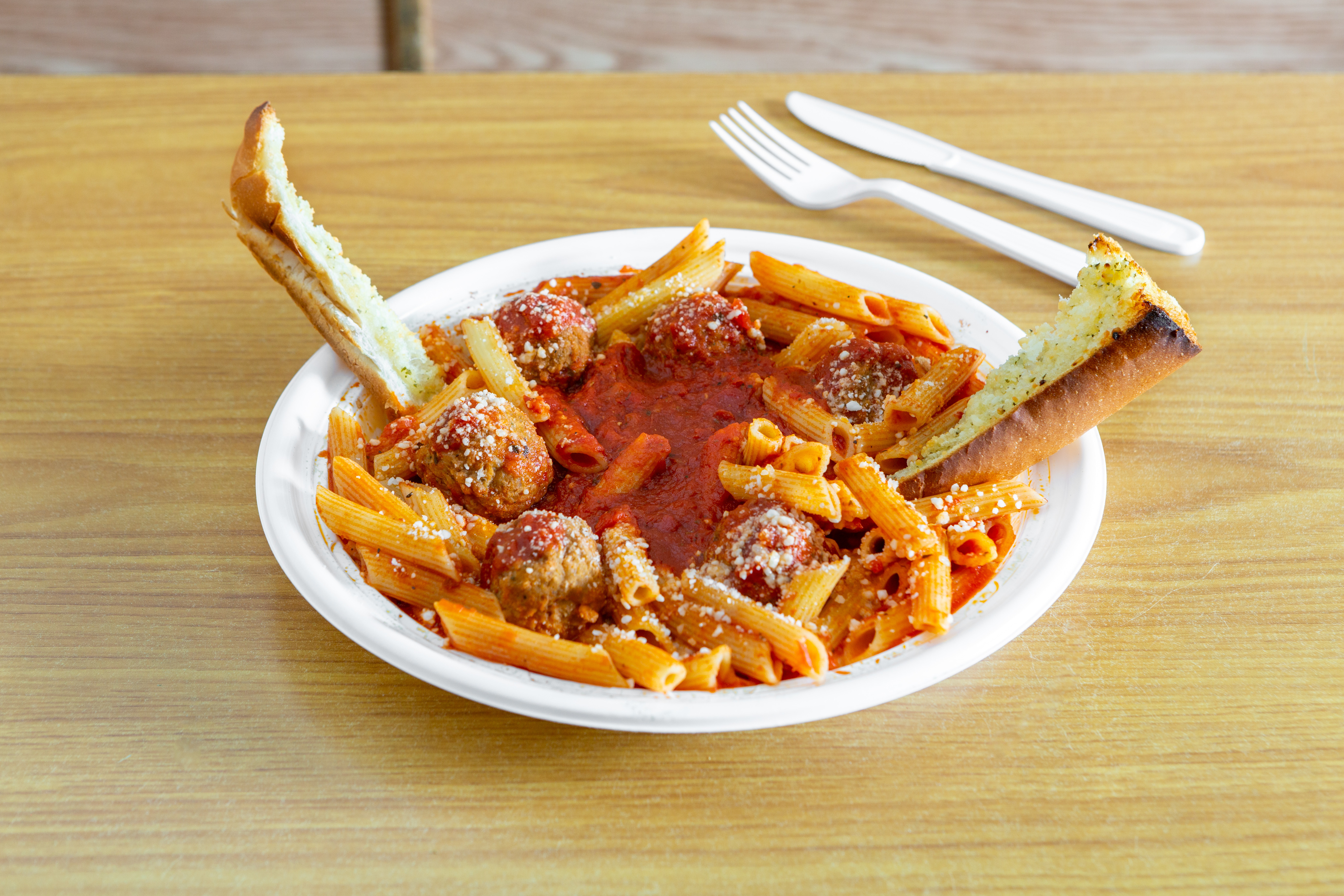 Order Ziti with Meatball food online from Inbound Pizza store, Allston on bringmethat.com