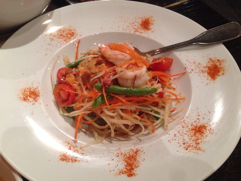 Order 31. Som-Tam Salad food online from Jasmine Thai Noodle & BBQ store, Valencia on bringmethat.com