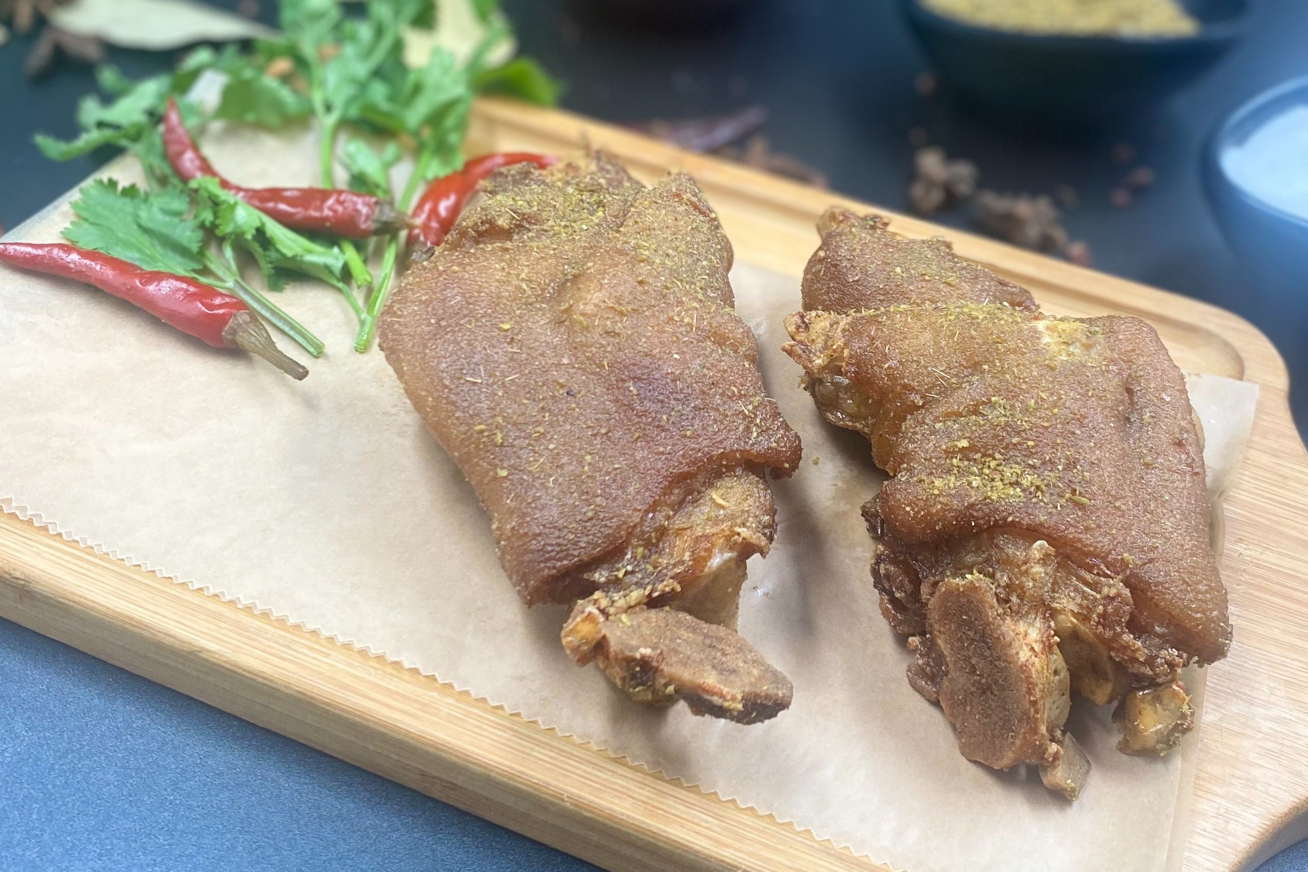 Order Pig Feet(2 pc) food online from Wu Er by WOW Barbecue store, Brookline on bringmethat.com