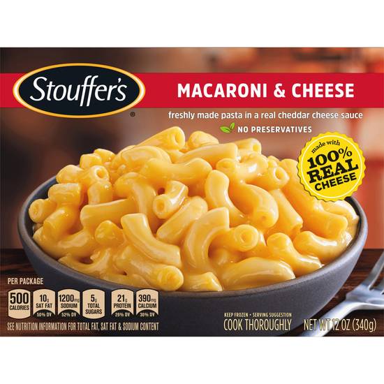 Order Stouffer's Macaroni & Cheese Frozen Meal food online from Cvs store, Temecula on bringmethat.com