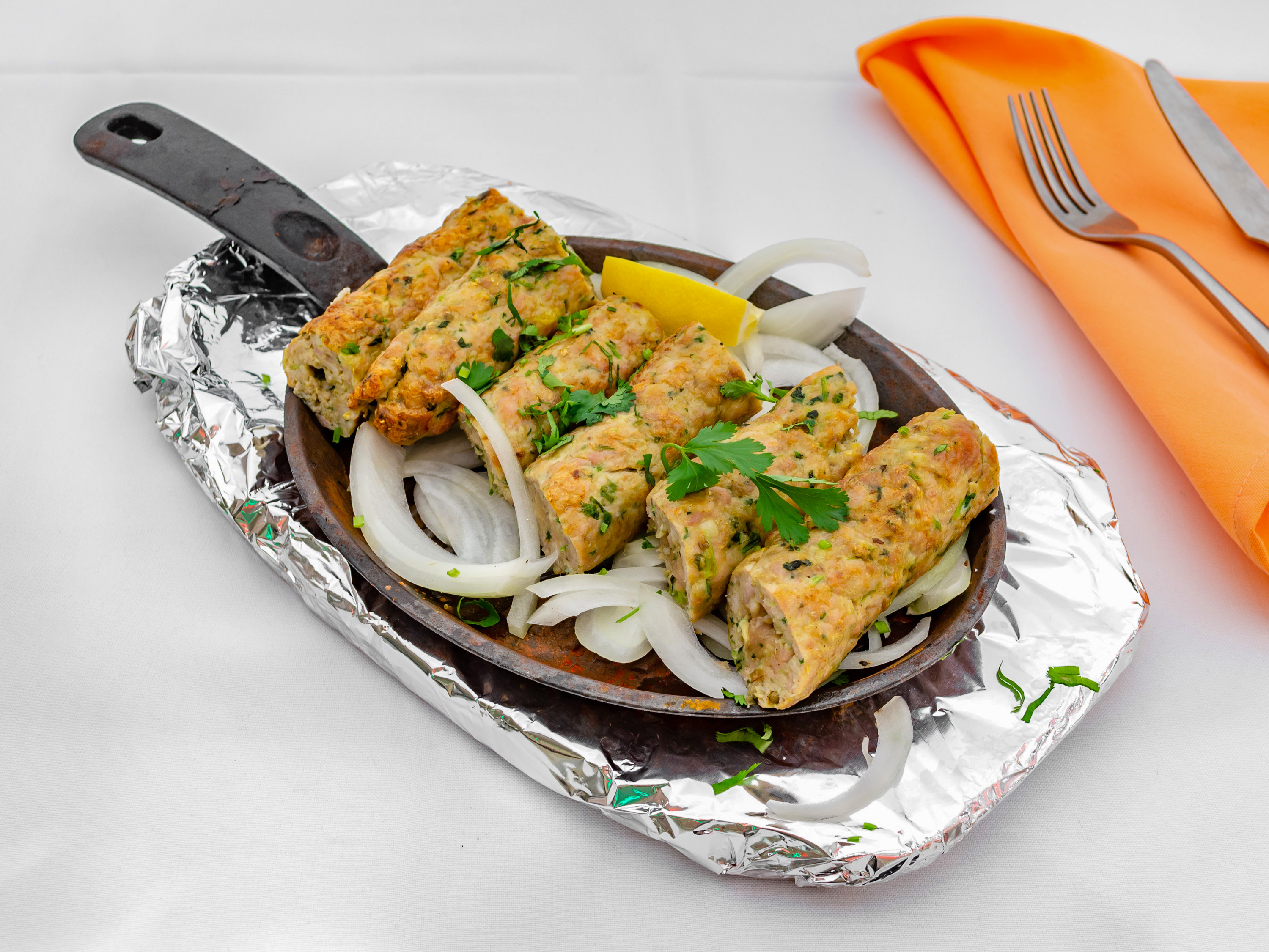 Order Chicken Sheekh Kabab food online from Maleen Banquet Hall and Restaurant store, Bellerose on bringmethat.com