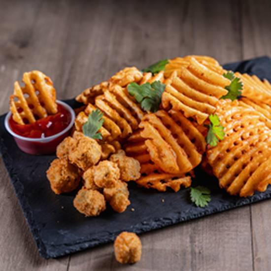 Order Waffle Fries food online from Hangry Joe's Hot Chicken store, Annapolis on bringmethat.com
