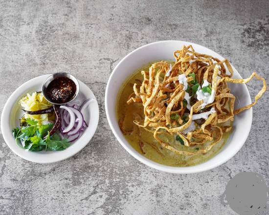 Order Khao soi (Chicken or tofu) food online from Mekong Lao Thai Cuisine store, San Diego on bringmethat.com