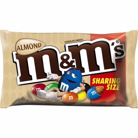 Order M&M Almond Sharing Size 2.83oz food online from 7-Eleven store, Monsey on bringmethat.com