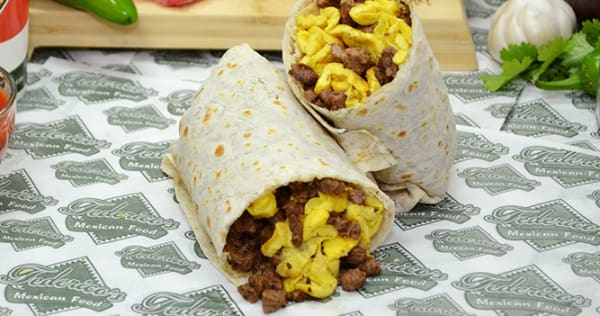 Order Steak and Egg Burrito food online from Federico's Mexican Food store, Phoenix on bringmethat.com