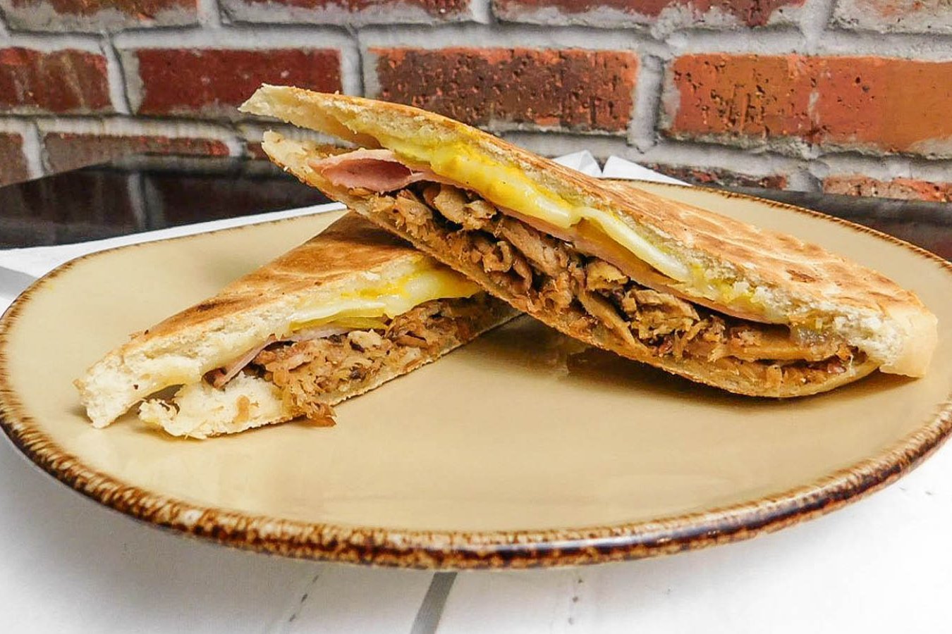 Order Cubano Pressed Sandwich food online from Cafecito store, Chicago on bringmethat.com