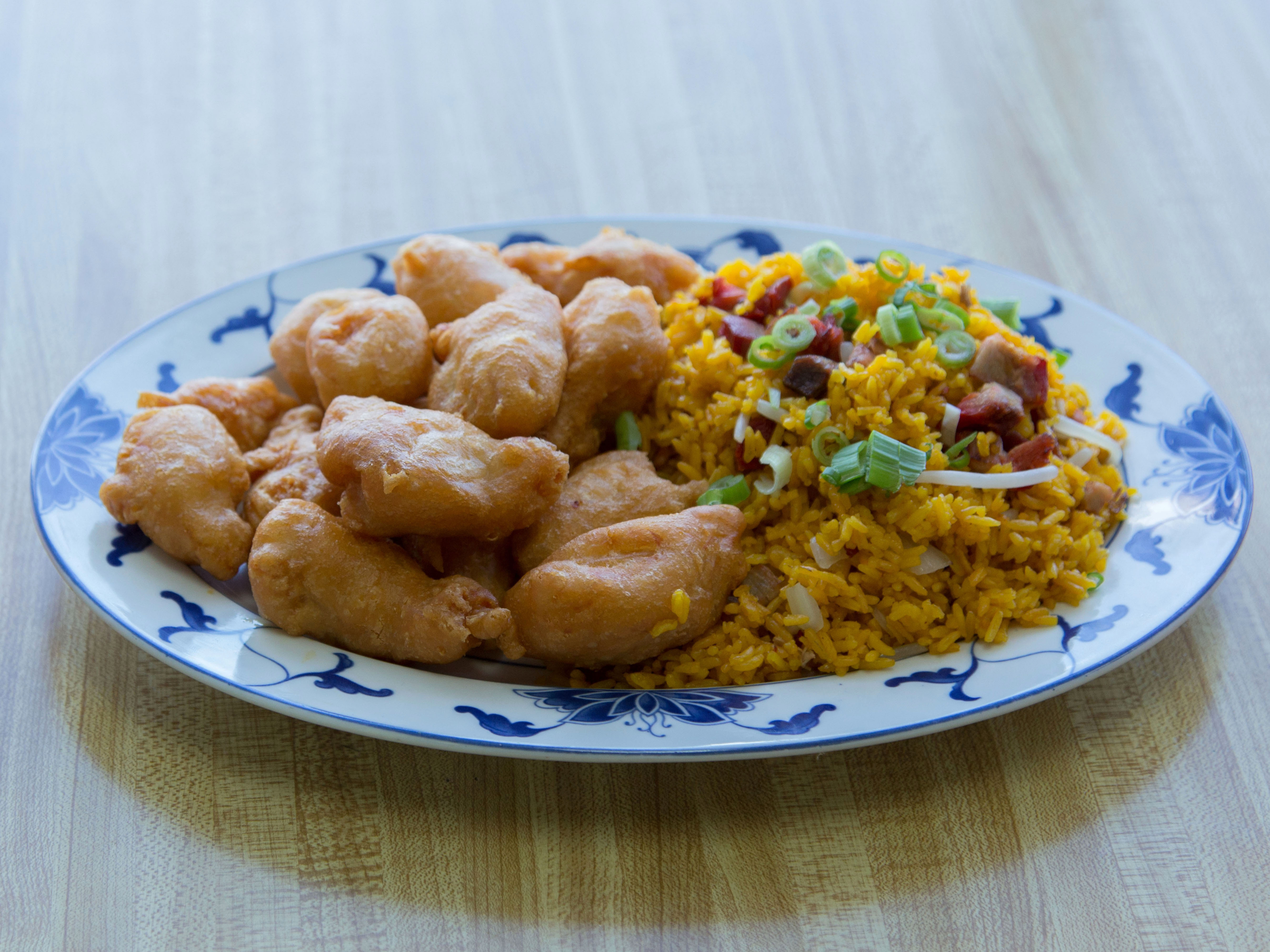 Order 54. Sweet and Sour Chicken food online from Mei Ho Kitchen store, Uniondale on bringmethat.com