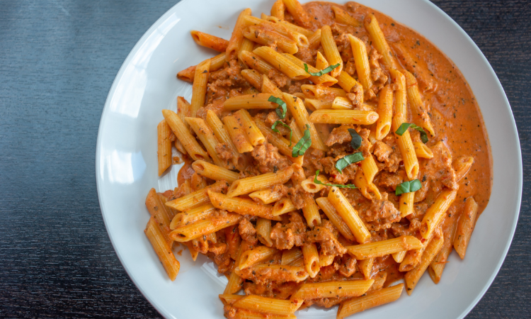 Order Penne & Sausage food online from Santucci Square Pizza store, Hatfield on bringmethat.com