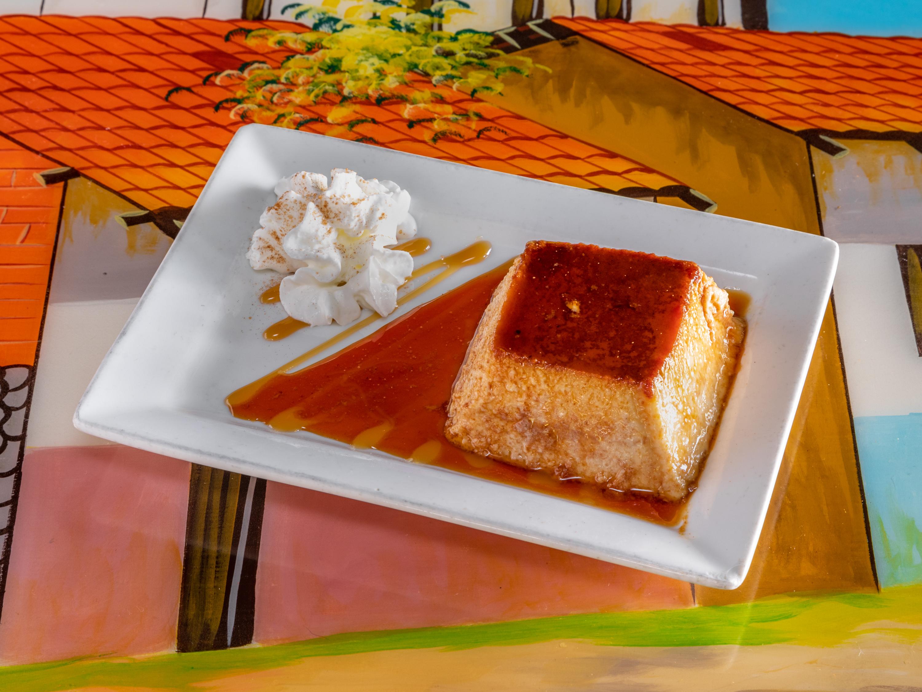 Order Flan food online from Anaya Fresh Mexican Restaurant store, Tempe on bringmethat.com