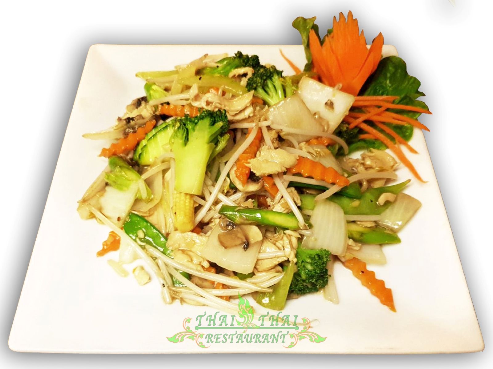 Order E4. Mixed Veggies Lover food online from Thai Thai Restaurant store, Fallbrook on bringmethat.com