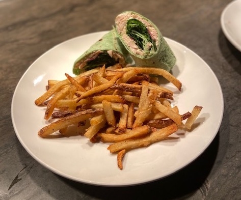 Order Chicken Salad Wrap food online from Rooster's Wood-Fired Kitchen -Uptown store, Charlotte on bringmethat.com