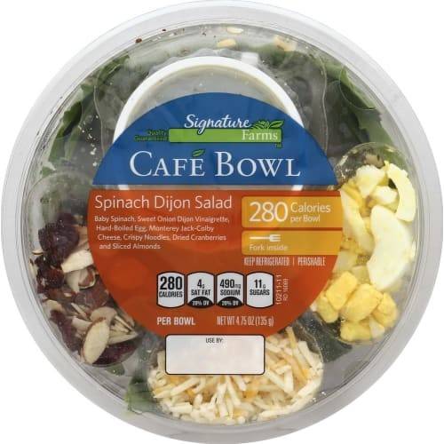 Order Signature Farms · Spinach Dijon Salad Bowl (4.8 oz) food online from Safeway store, Reston on bringmethat.com
