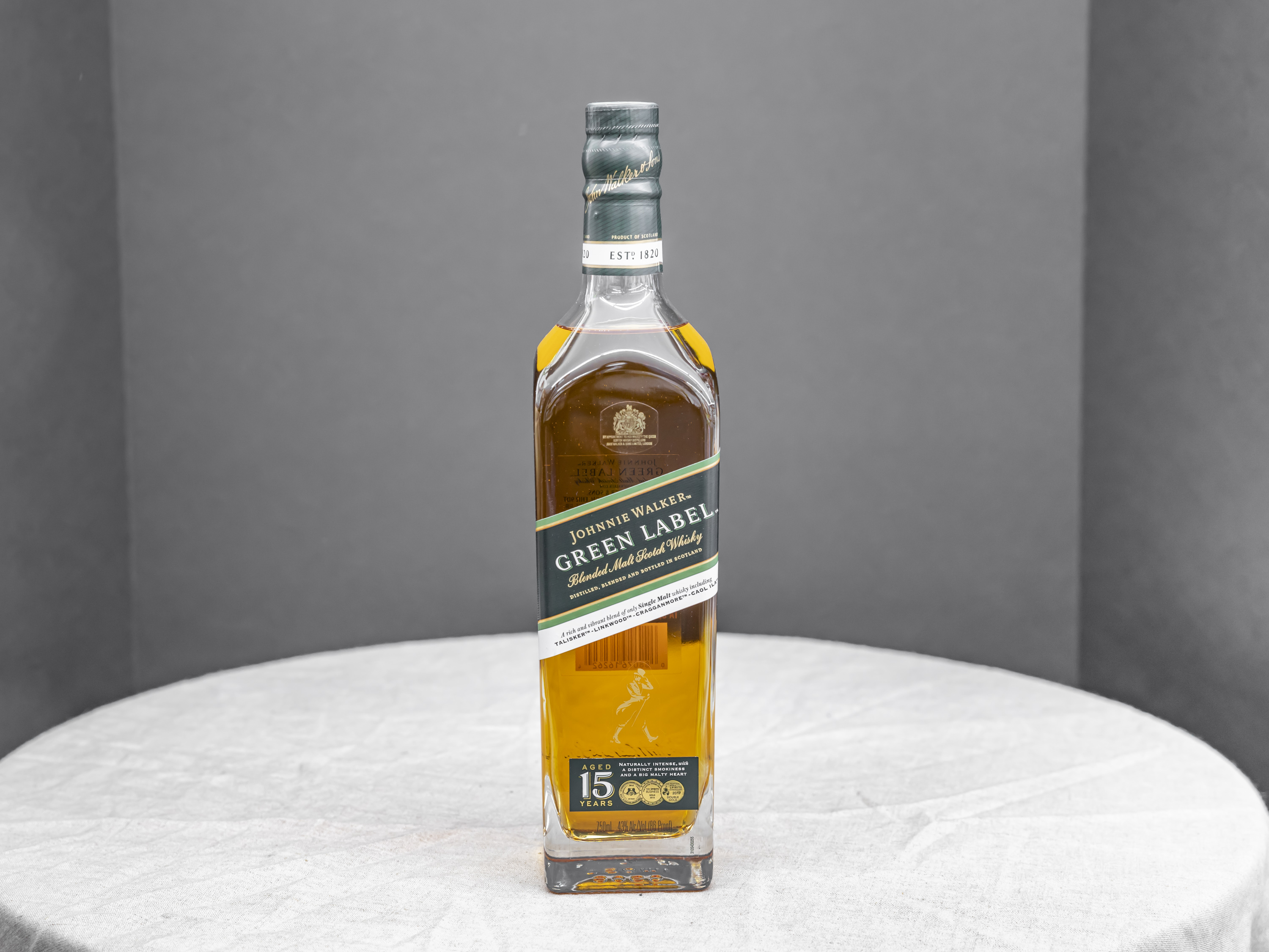 Order 750 ml. Johnny Walker Green Label 15 Years Old food online from Bistro Liquor store, Huntington Beach on bringmethat.com