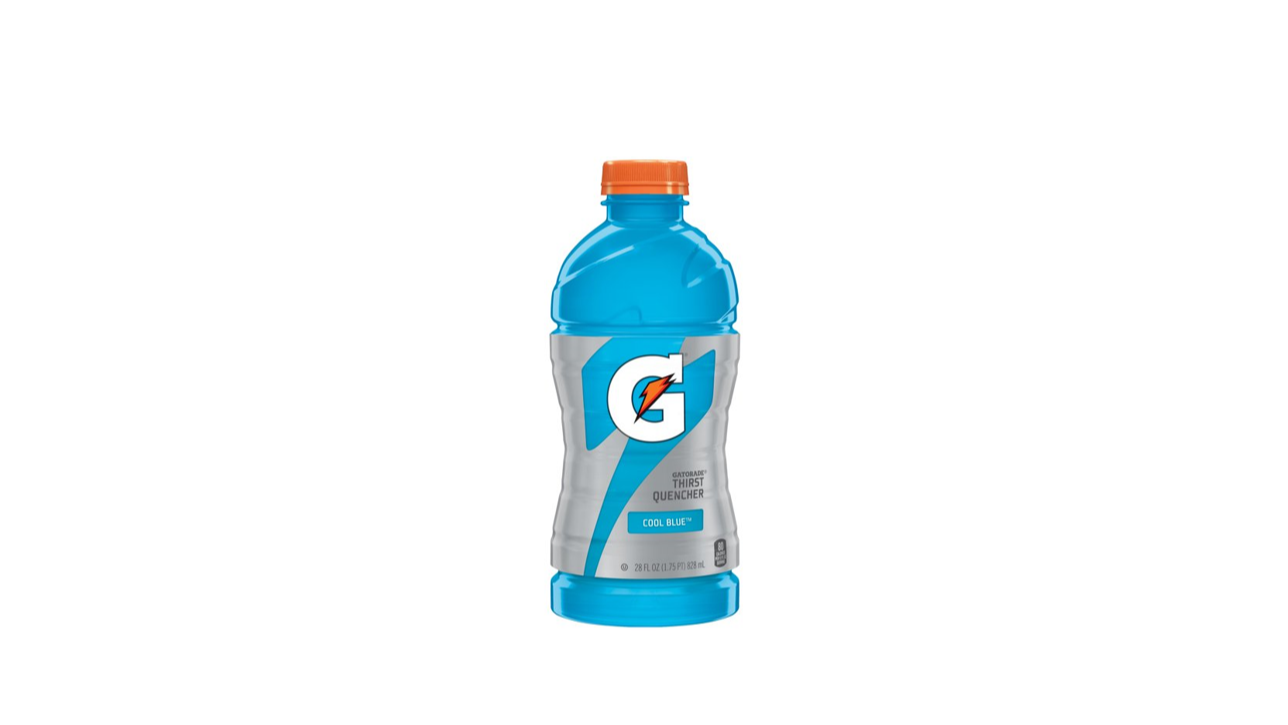 Order Gatorade Cool Blue 28 oz food online from Rebel store, San Jose on bringmethat.com