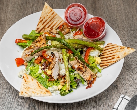 Order Asparagus Chicken Cobb Salad food online from Burnt Toast store, Algonquin on bringmethat.com