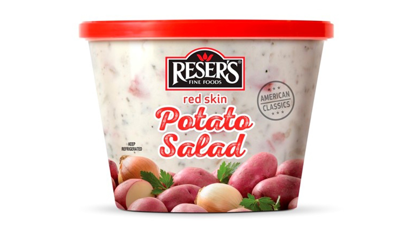 Order Red Skin Potato Salad, 16 oz. food online from Save Mart Supermarket store, Kingsburg on bringmethat.com