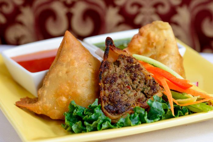 Order Meat Samosas food online from Indian Kitchen Lovash store, Philadelphia on bringmethat.com