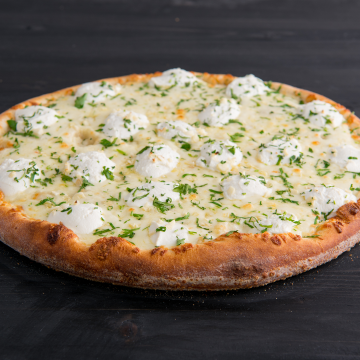 Order Thick Crust White Pizza (12") food online from Pizzeria Bravo store, San Francisco on bringmethat.com