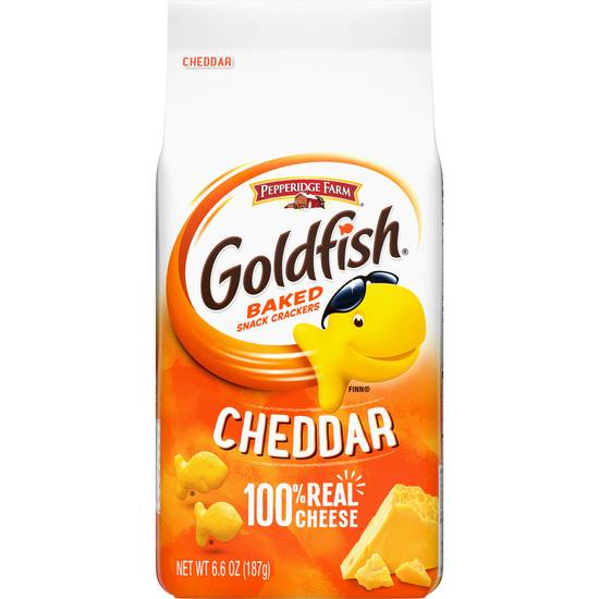 Order Pepperidge Farm Baked Cheddar Gold Fish 6.6 OZ food online from Cvs store, CENTRAL FALLS on bringmethat.com