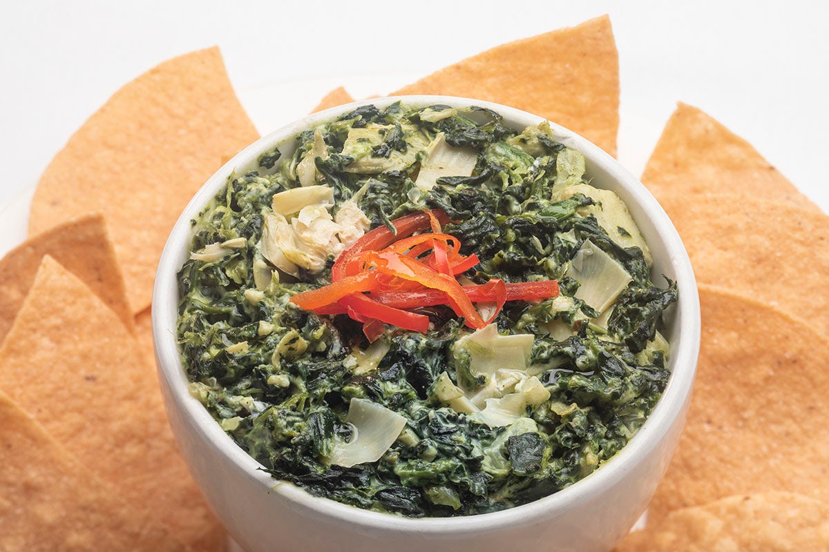Order Truffle Spinach & Artichoke Dip | VE food online from Perry's Steakhouse & Grille store, Raleigh on bringmethat.com