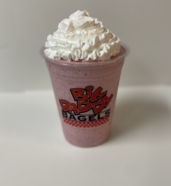 Order Strawberries and Cream milkshake food online from Big Daddy Bagels store, Golden on bringmethat.com