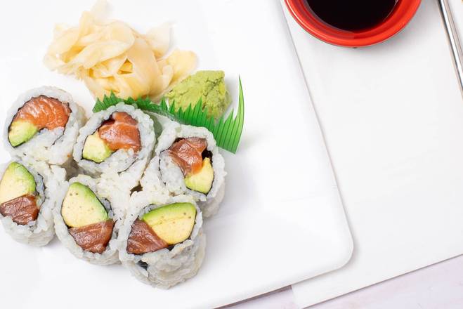 Order Salmon Avocado Roll food online from Fuji Japanese Restaurant store, Greensboro on bringmethat.com
