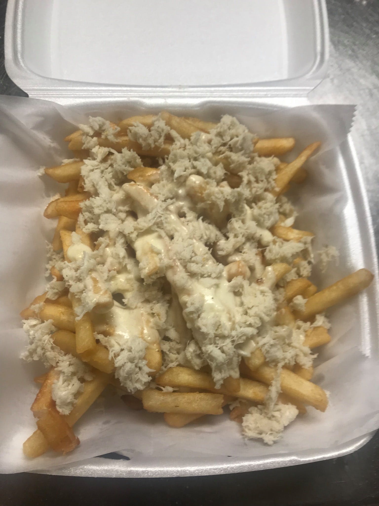 Order French Fries with Cheese - Appetizer food online from Villa Pizzeria store, Exeter on bringmethat.com