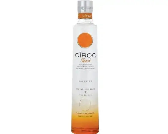 Order Ciroc Peach, 200mL vodka (35.0% ABV)  food online from Central Liquor Market store, Los Angeles on bringmethat.com