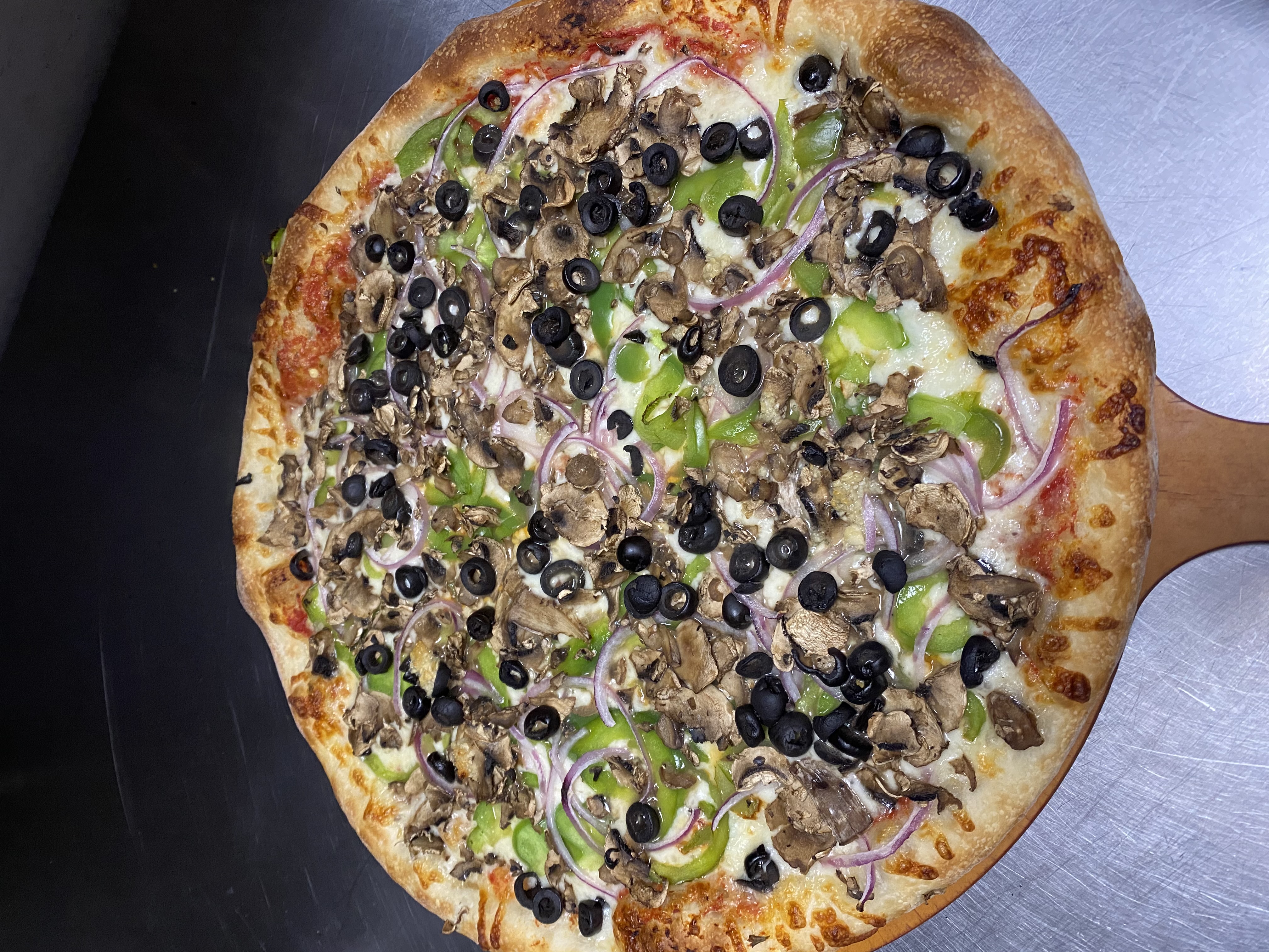 Order Veggie Pizza food online from Magic Mike Pizza store, Westminster on bringmethat.com