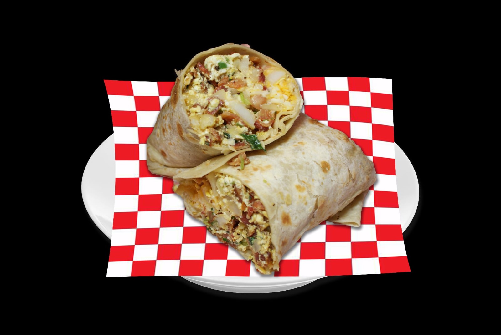 Order Bacon Breakfast Burrito food online from Rivas Mexican Grill store, Sparks on bringmethat.com