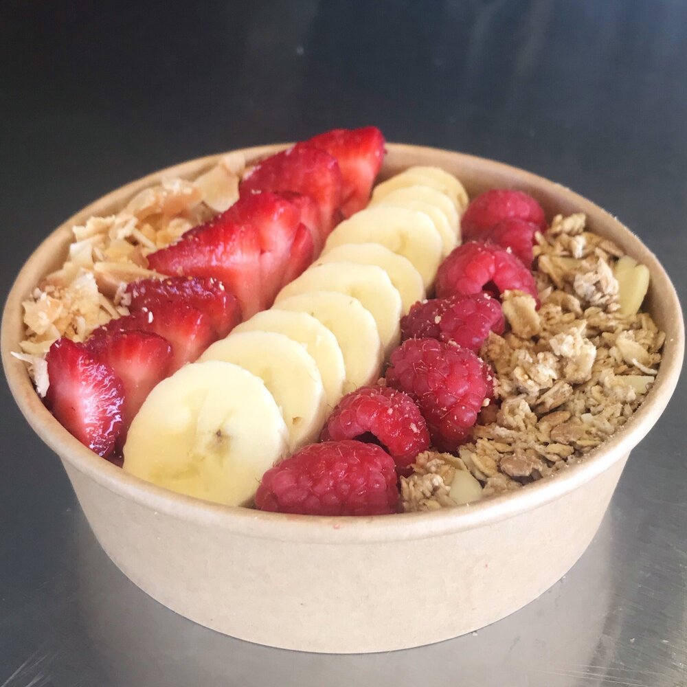 Order Strawberry Banana Bowl food online from Fruicota store, Waterford Township on bringmethat.com