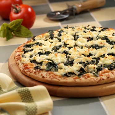 Order Spinach and Ricotta Pizza food online from Giovanni's store, Blauvelt on bringmethat.com