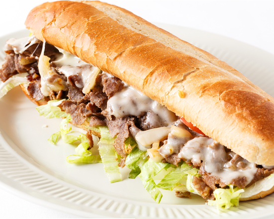Order Philly Steak Sandwich food online from Ice Cream And Cake Shop store, San Francisco on bringmethat.com