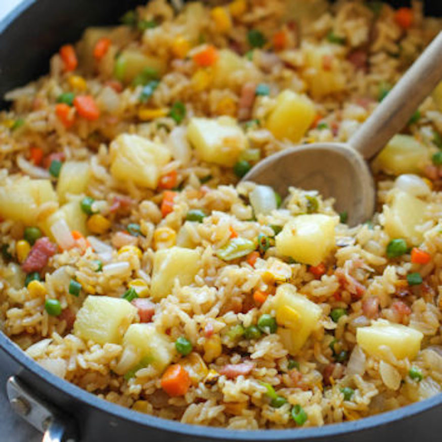 Order Pineapple Fried Rice food online from Chang Thai Kitchen store, Toms River on bringmethat.com