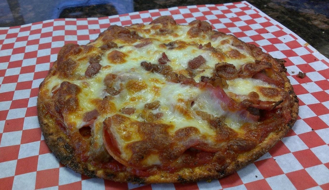 Order Meat Lovers Pizza - Small 10" food online from Eastside Pizzeria store, St Paul on bringmethat.com